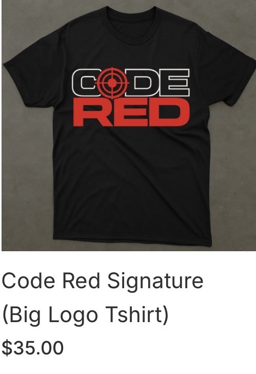 Code Red Signature Big Logo T-Shirt