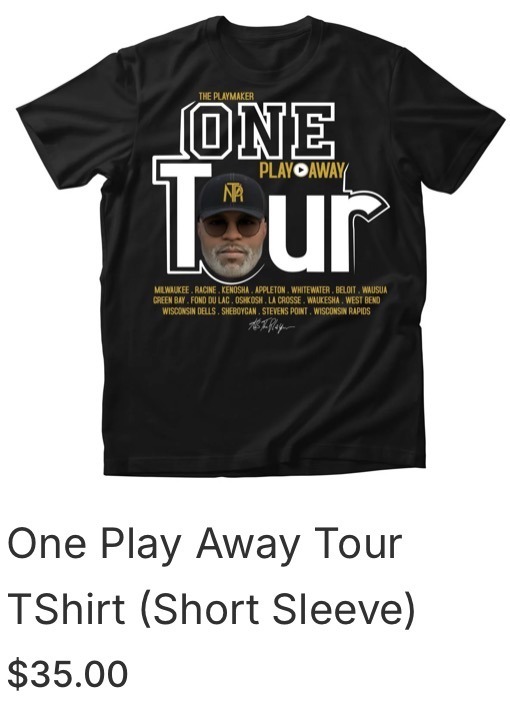 One Play Away Tour T-Shirt